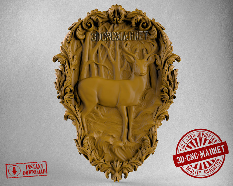 Deer, 3D STL Model