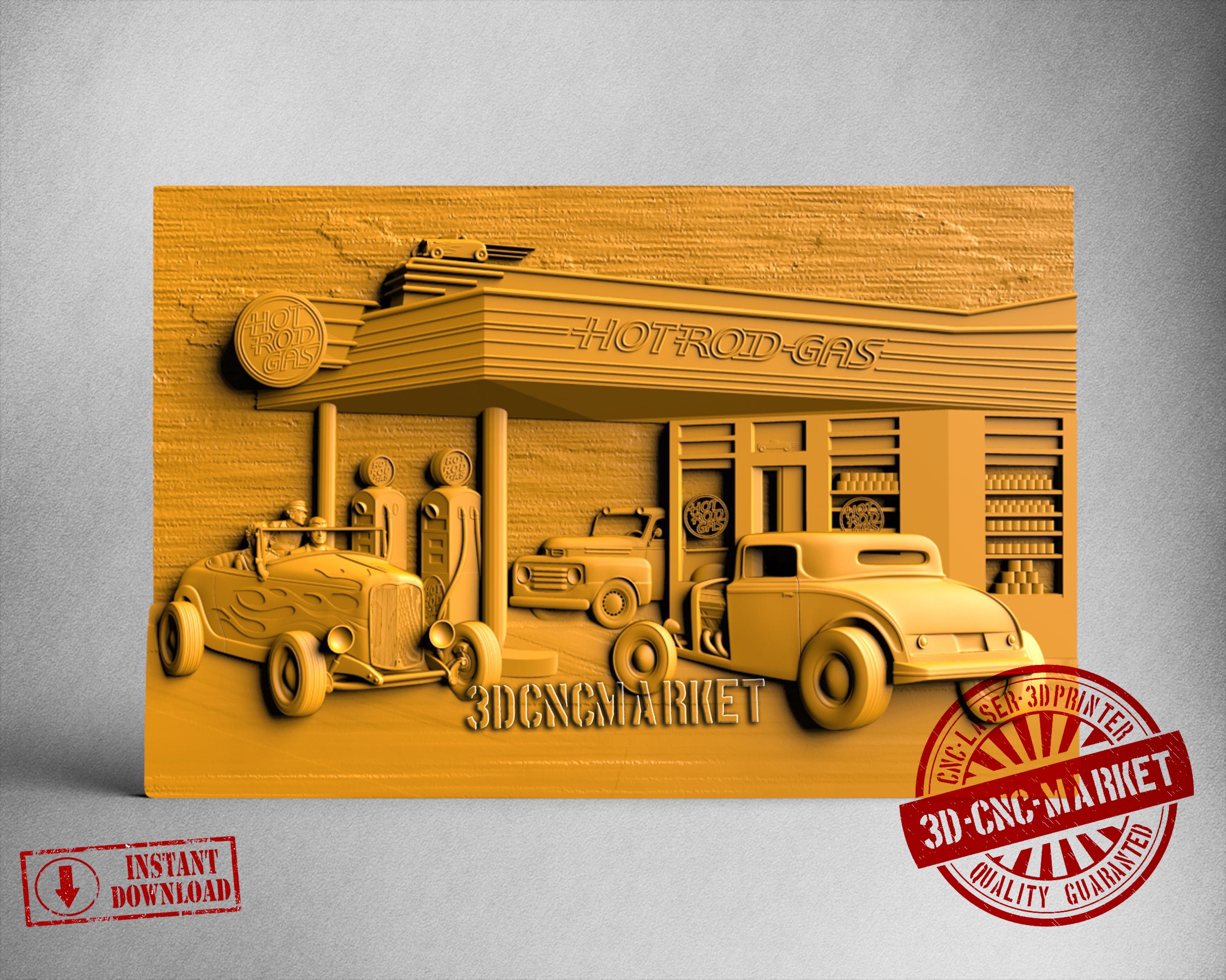 Hot Road, 3D STL Model