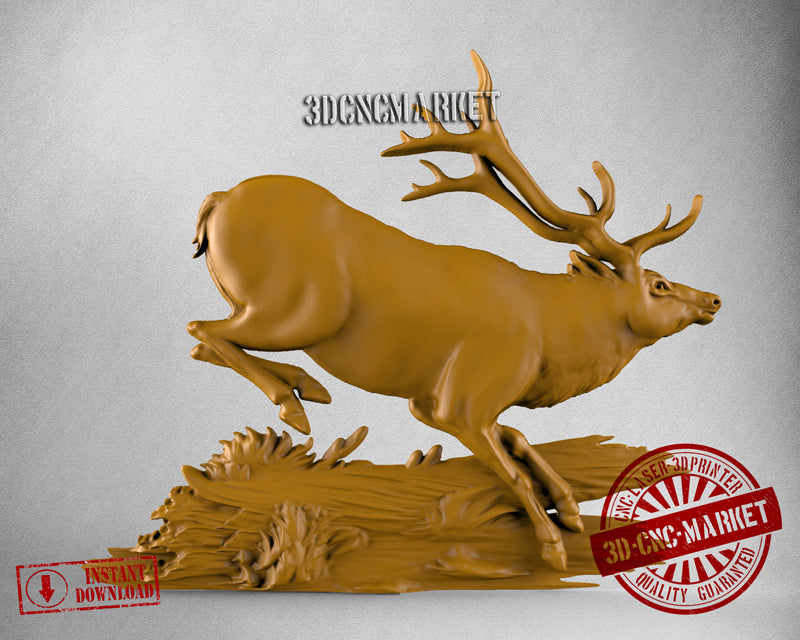 Deer, 3D STL Model