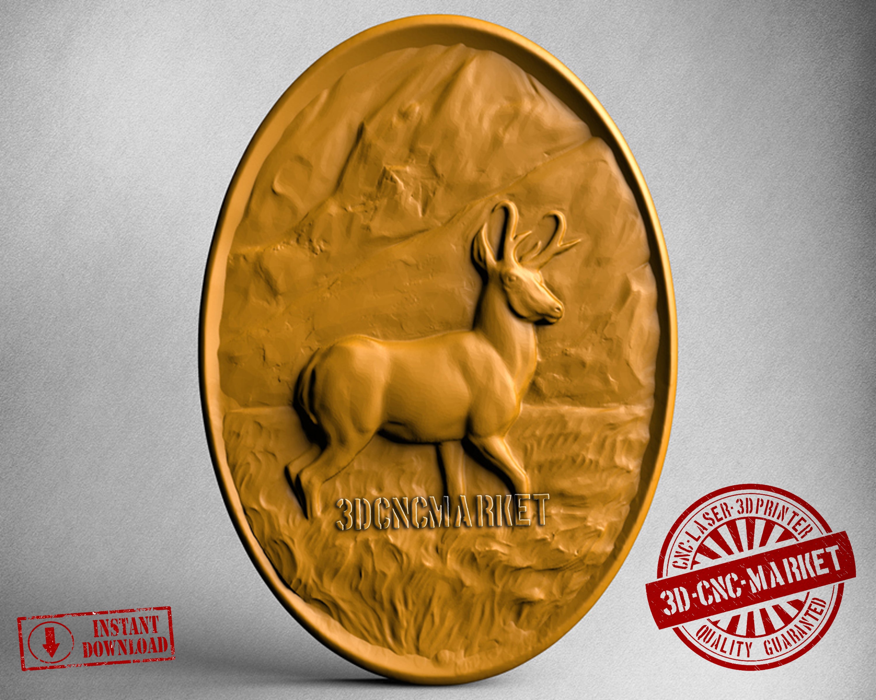 Deer, 3D STL Model