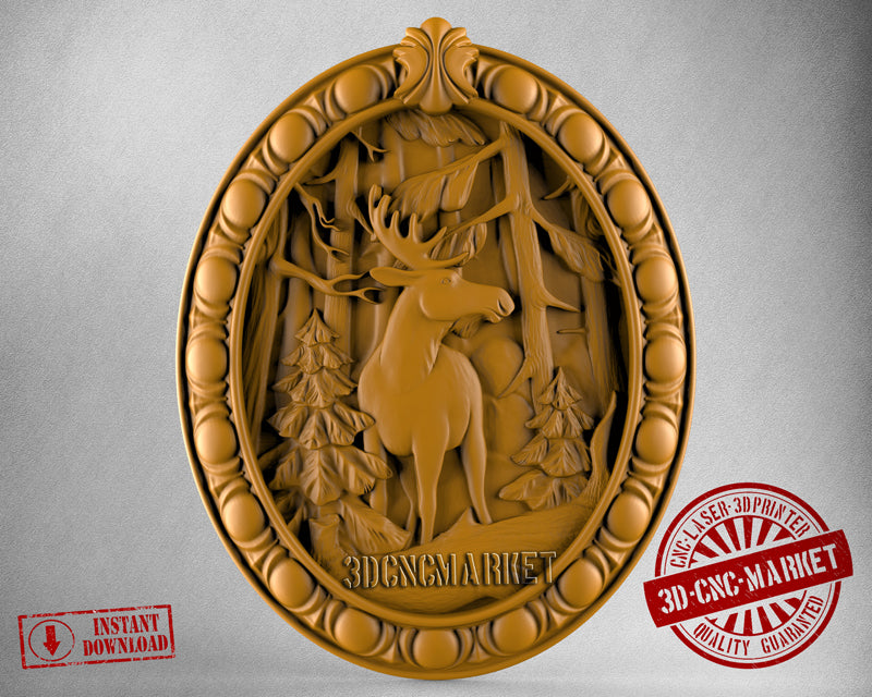 Reindeer, 3D STL Model