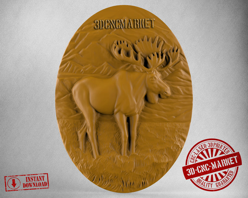 Reindeer, 3D STL Model