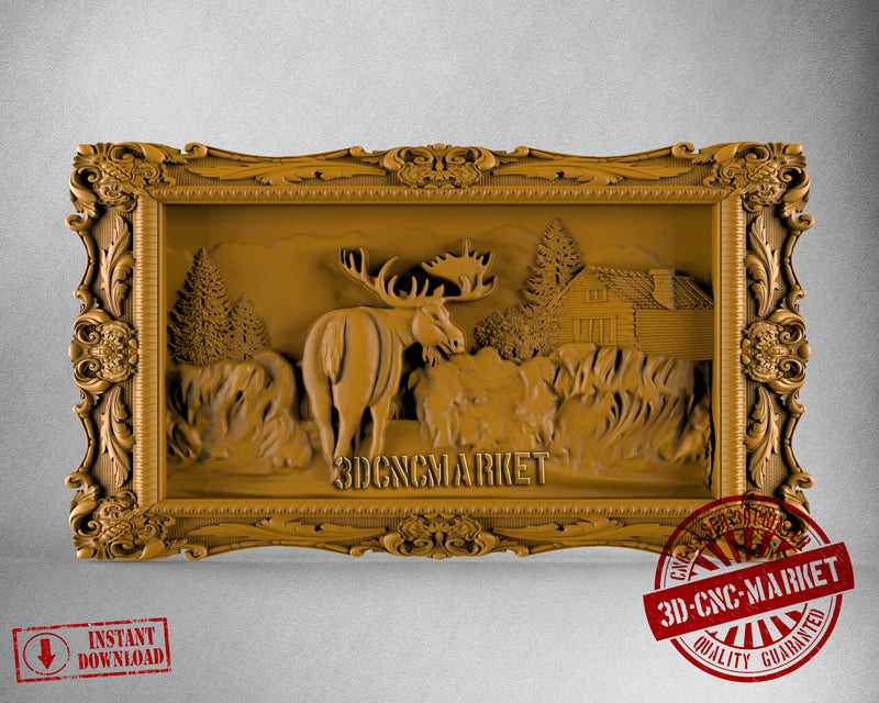 Reindeers, 3D STL Model