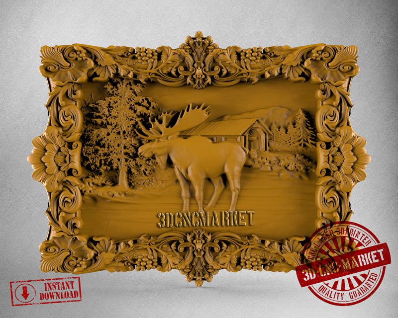 Reindeer, 3D STL Model