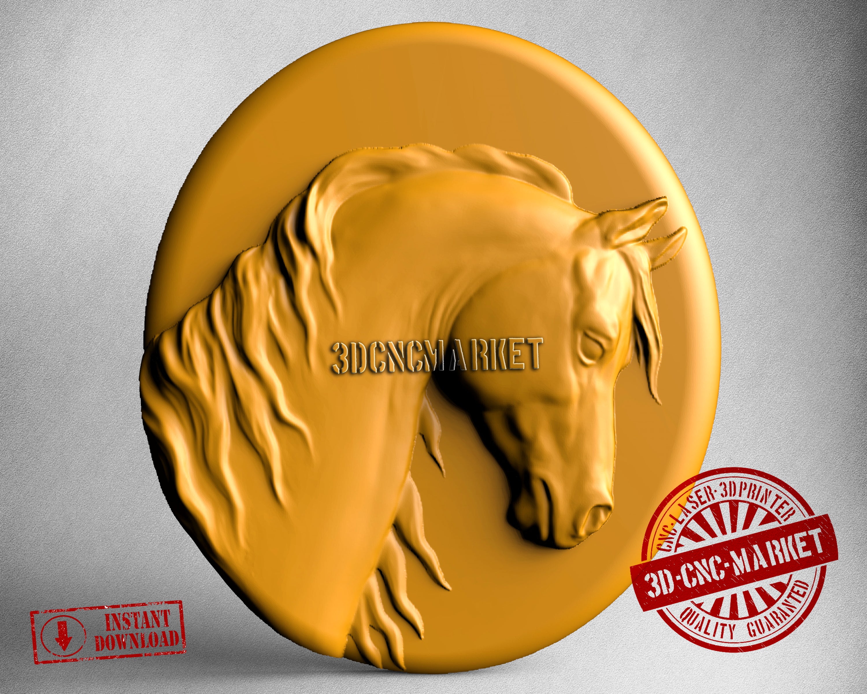 Horse, 3D STL Model