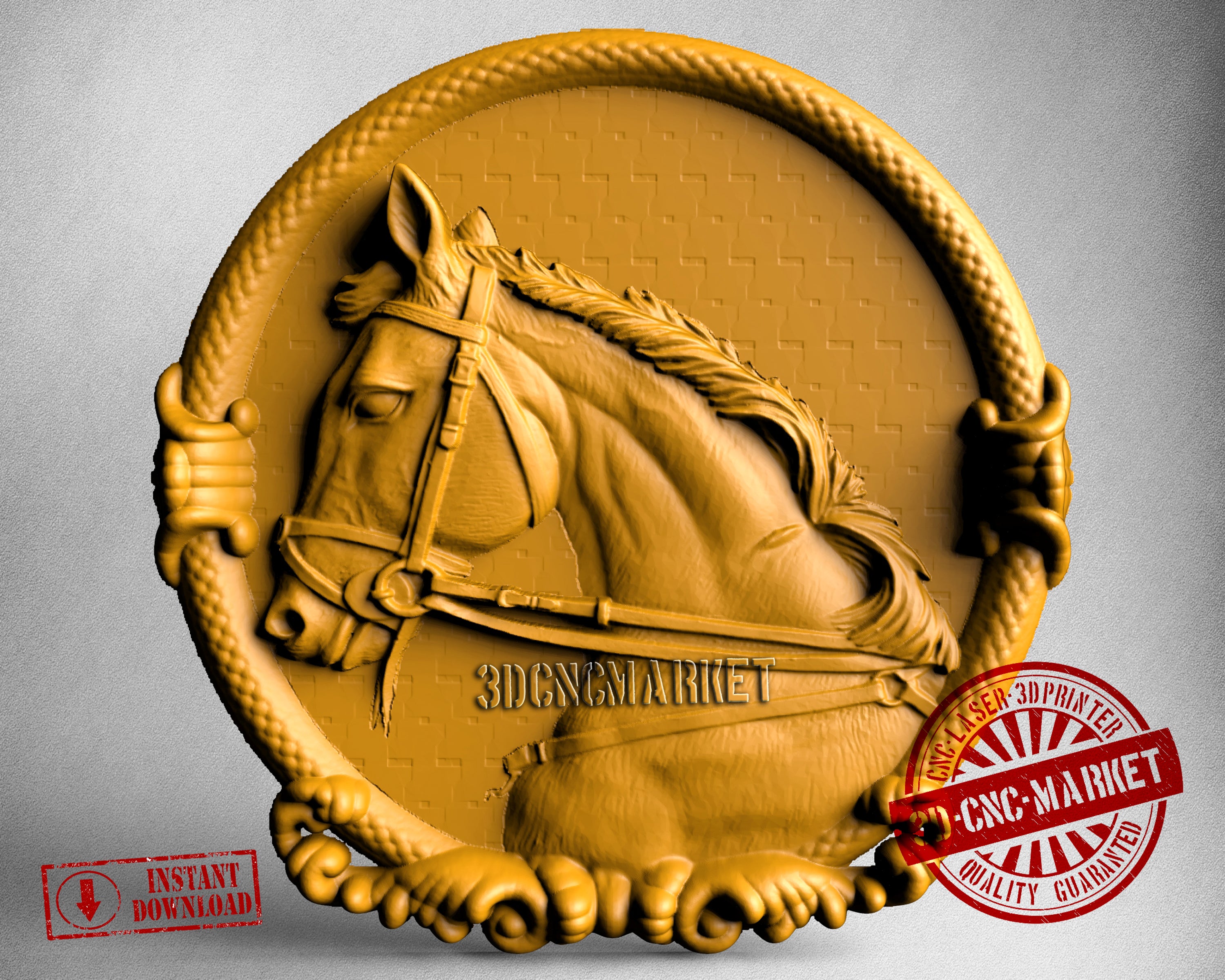 Horse, 3D STL Model