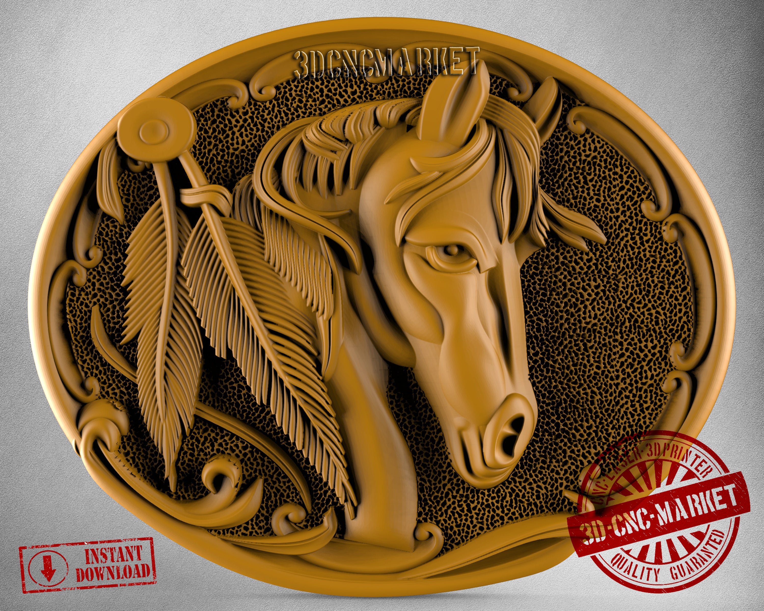 Horse, 3D STL Model