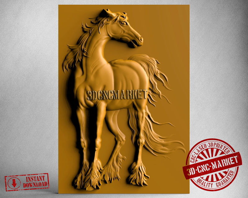 Horse, 3D STL Model