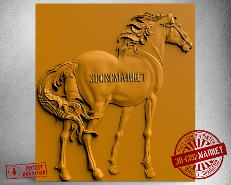 Horse, 3D STL Model