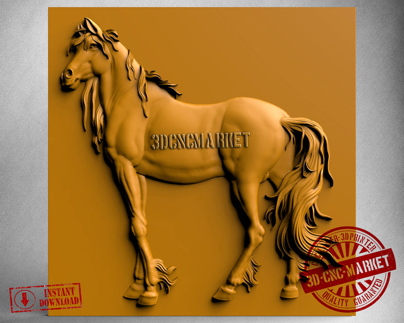 Horse, 3D STL Model