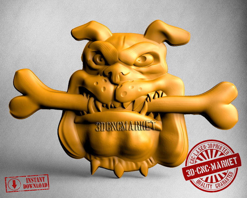 Bulldog, 3D STL Model