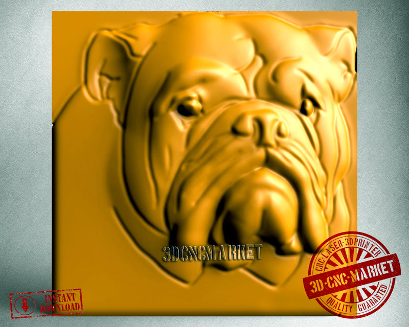 Bulldog, 3D STL Model