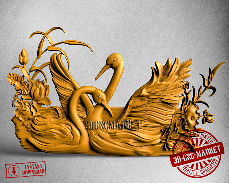 Swans, 3D STL Model