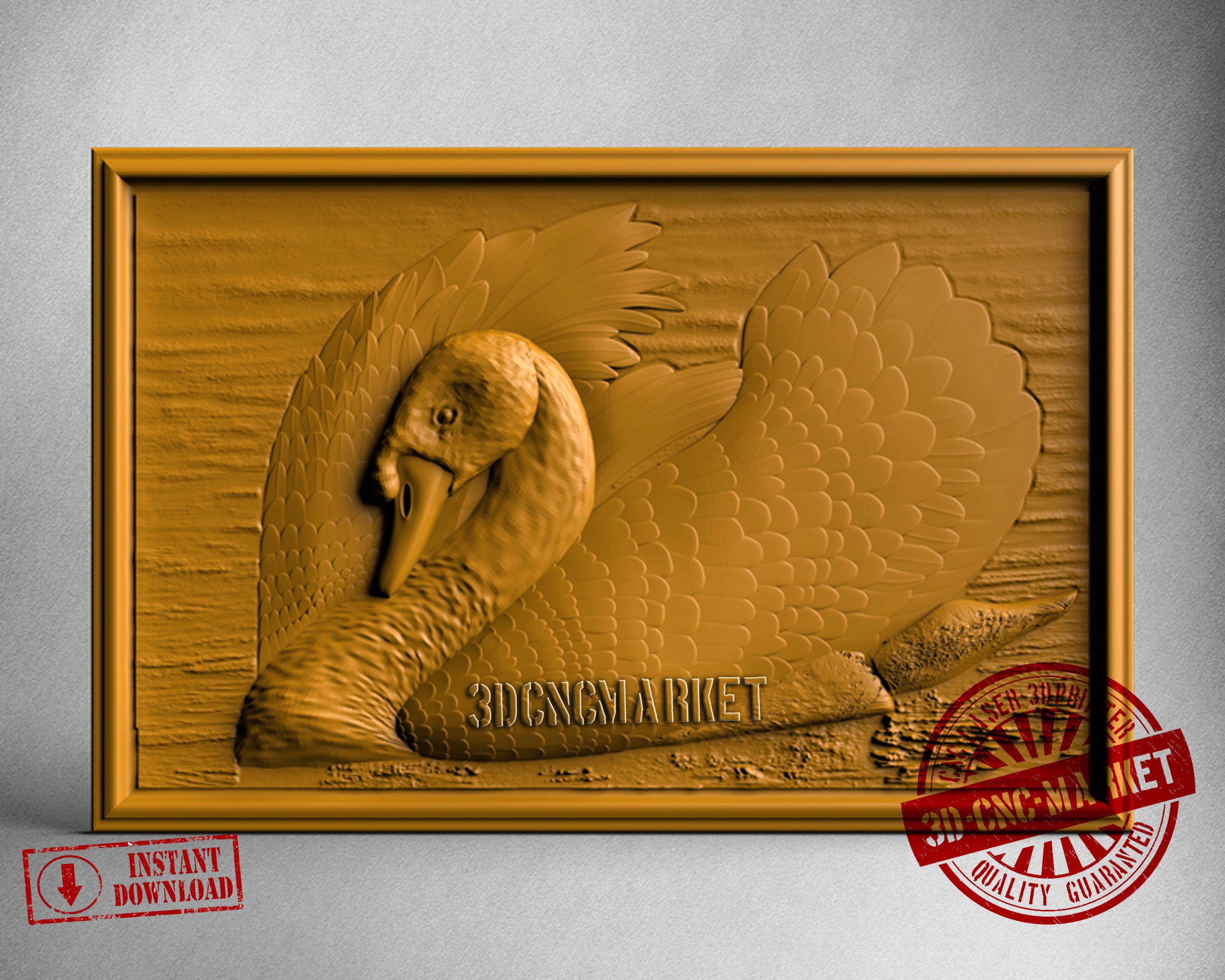 Swan, 3D STL Model
