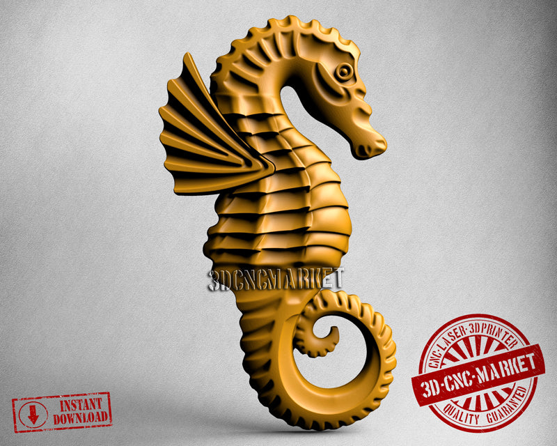 Sea Horse, 3D STL Model