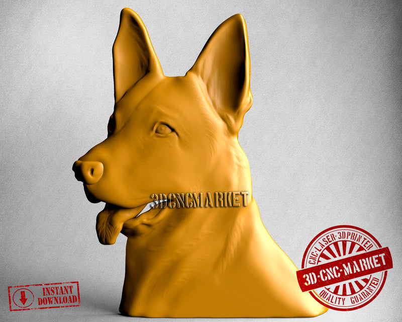 Shepherd Dog, 3D STL Model
