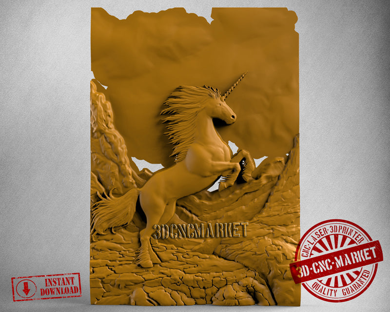 Unicorn, 3D STL Model