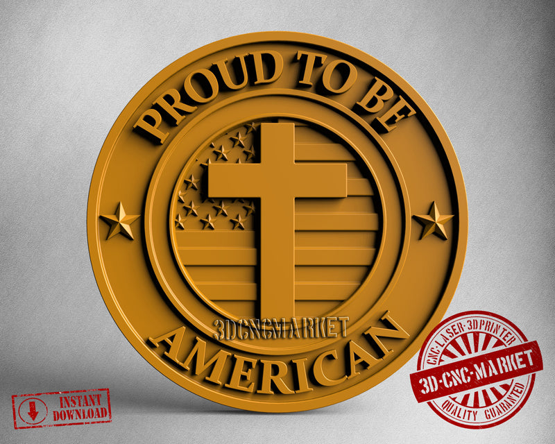 Proud to be America, 3D STL Model