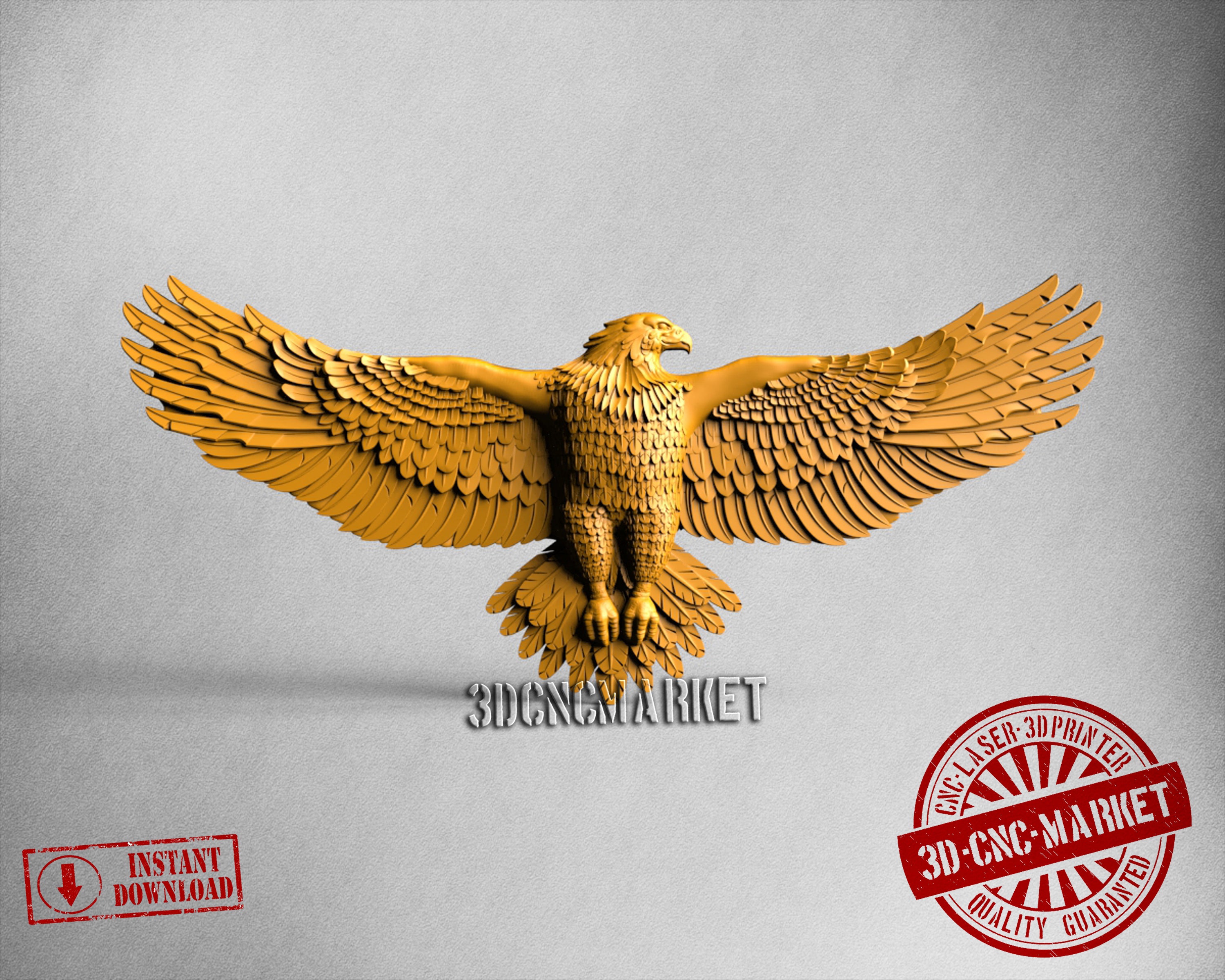 USA Eagle, 3D STL Model