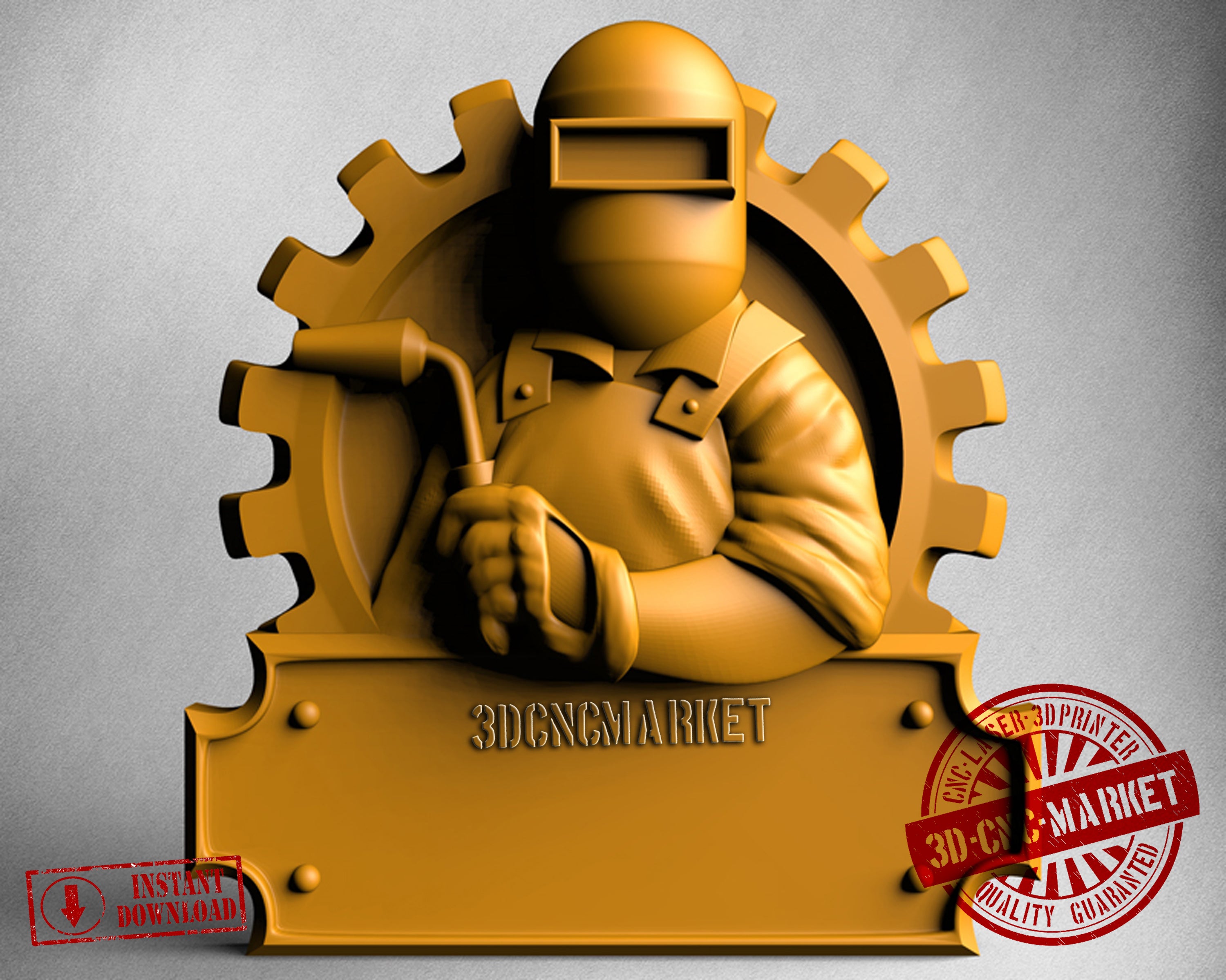 Welder with Torts., 3D STL Model