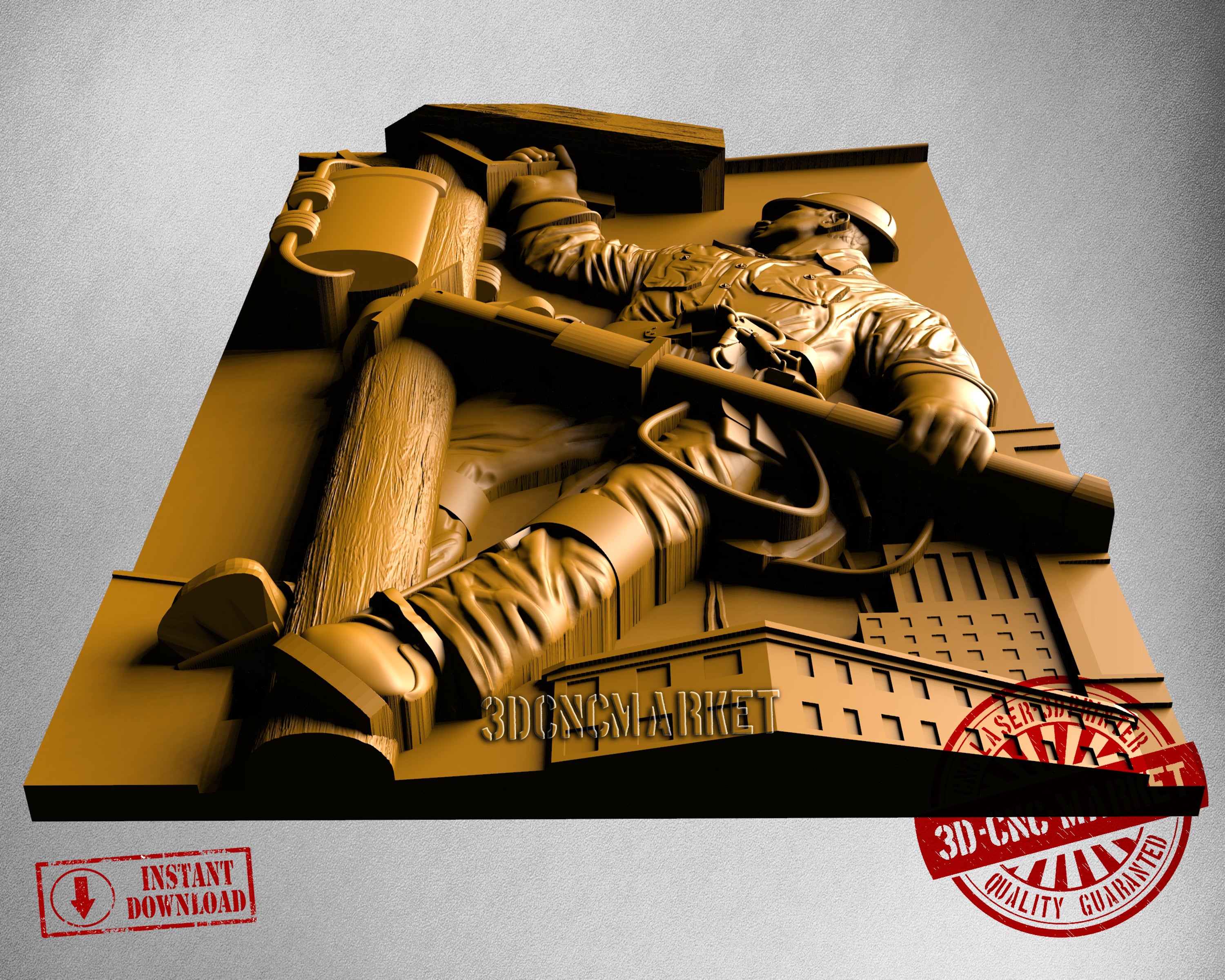 Lineman, 3D STL Model