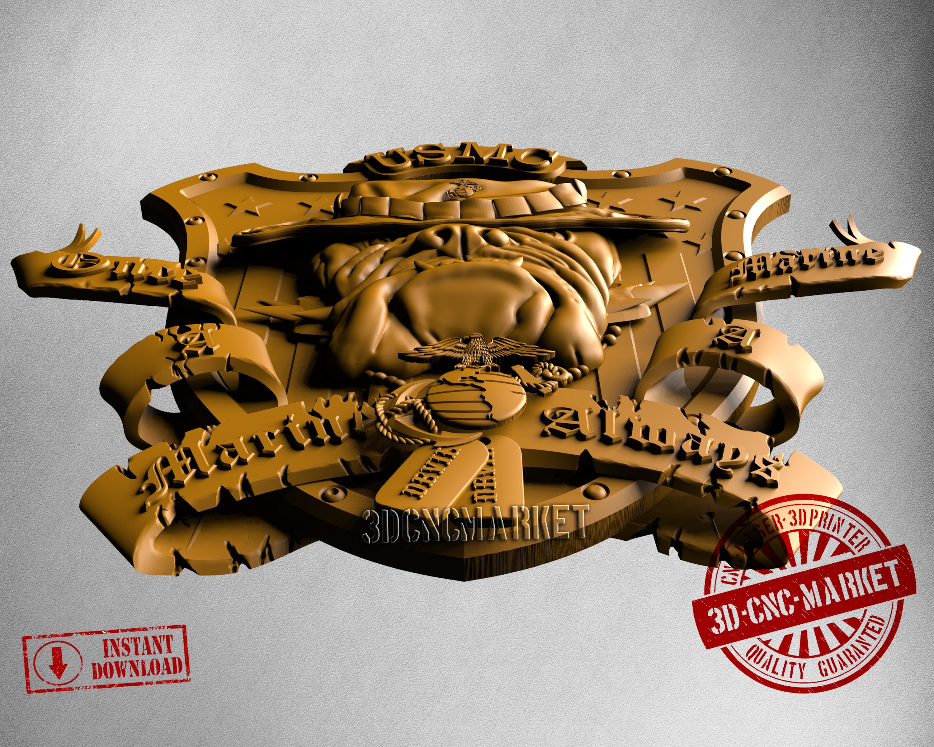 Once a Marine a Marine Always, 3D STL Model