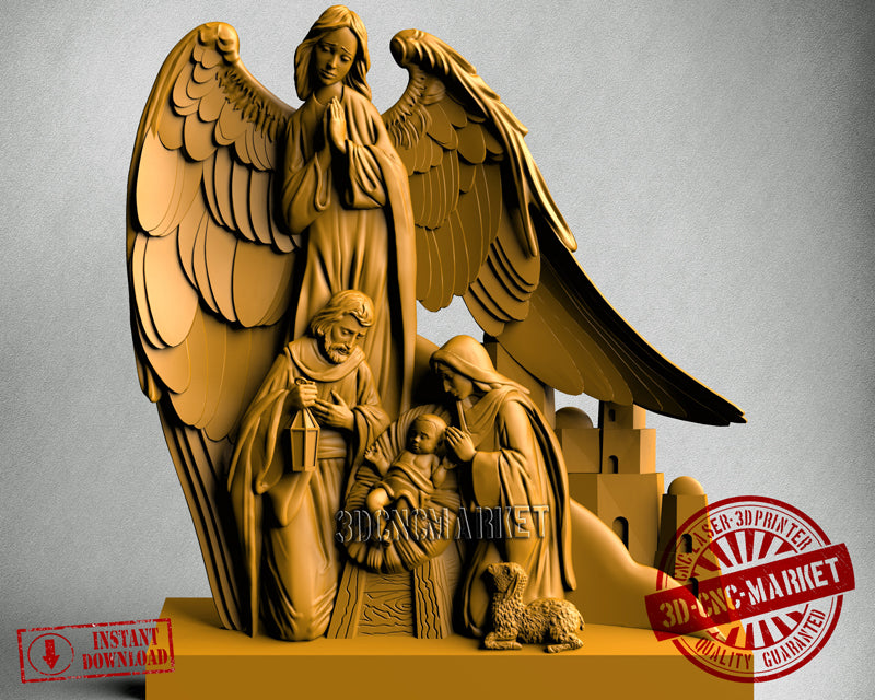 Birth of Christ, 3D STL Model