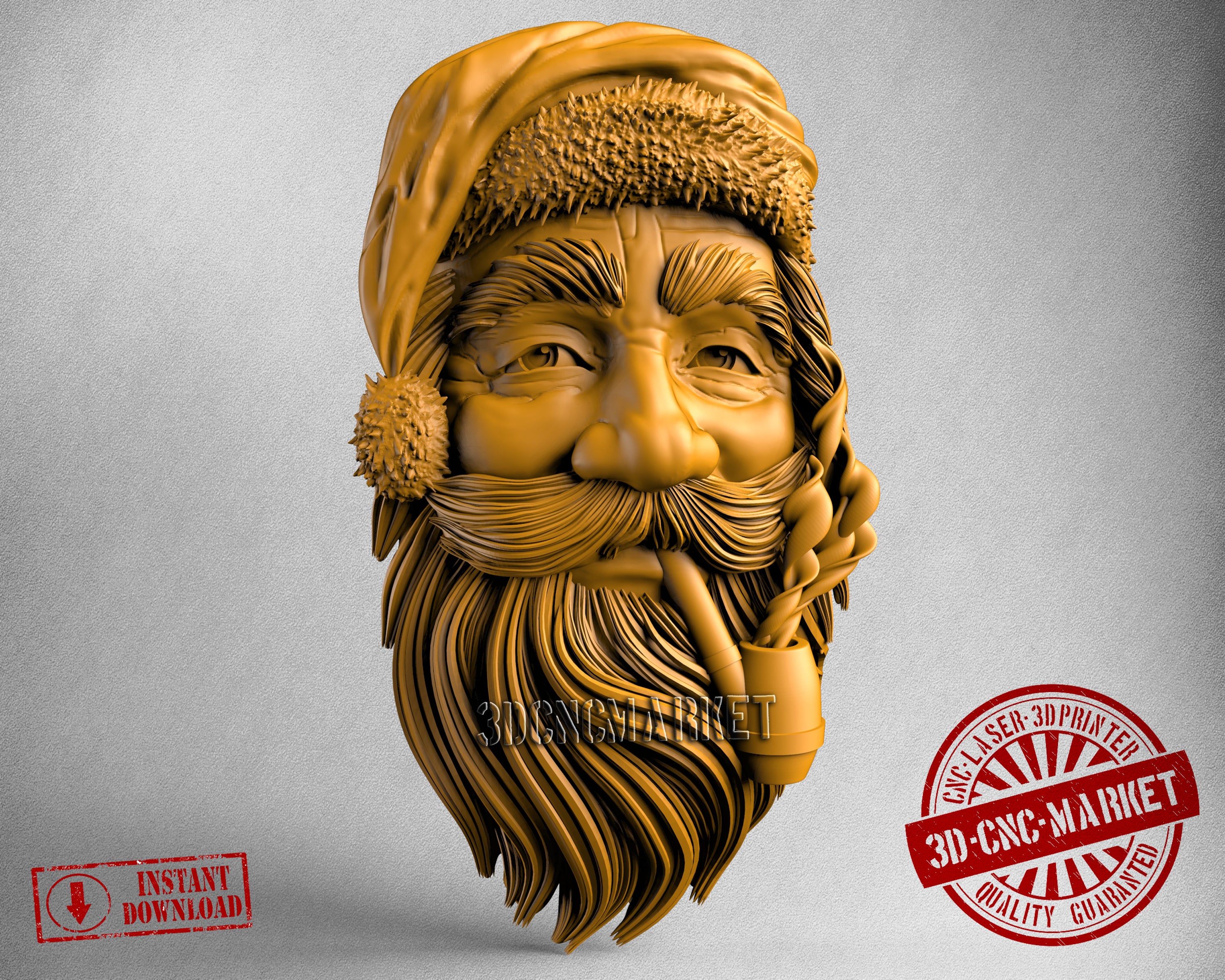 Santa Claus, 3D STL Model