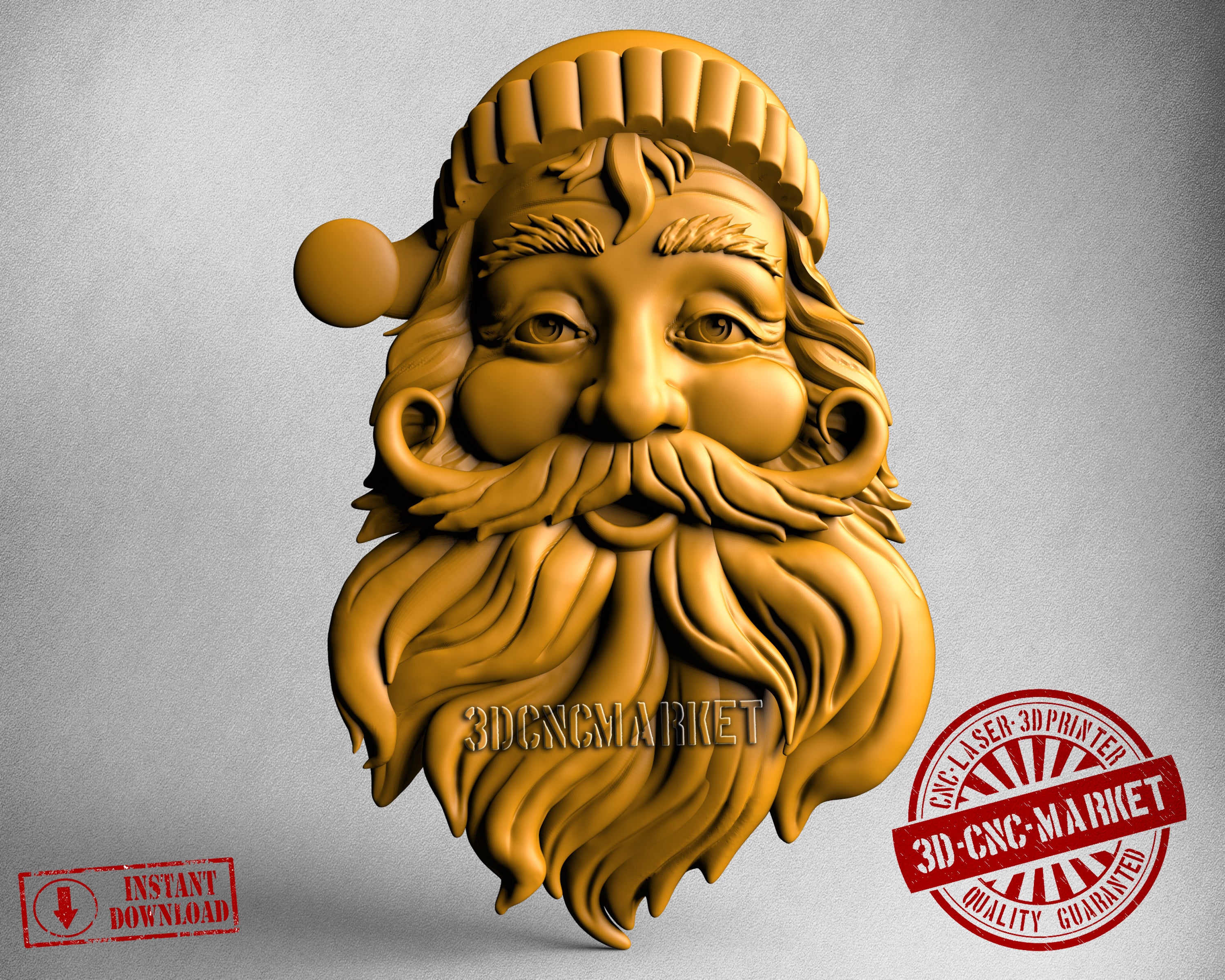 Santa Claus, 3D STL Model