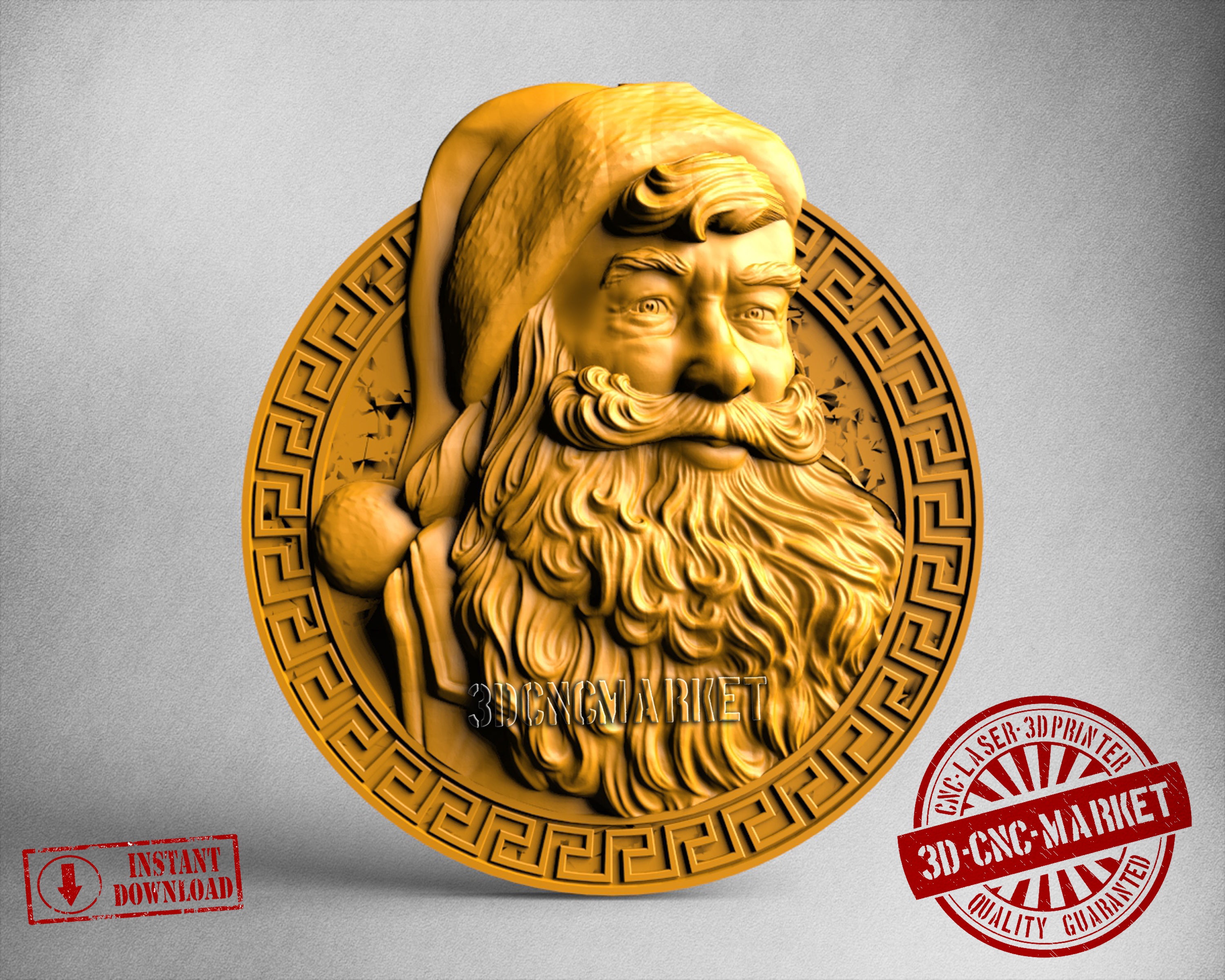 Santa, 3D STL Model