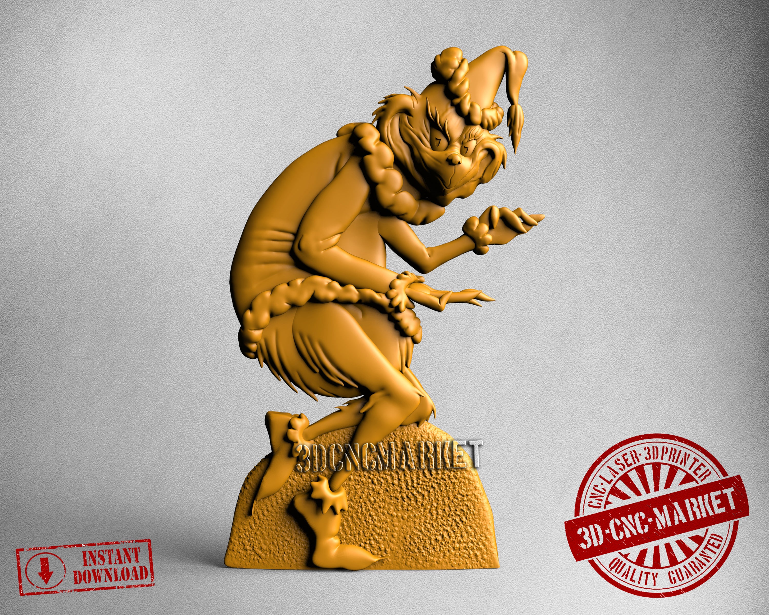 The Grinch, 3D STL Model