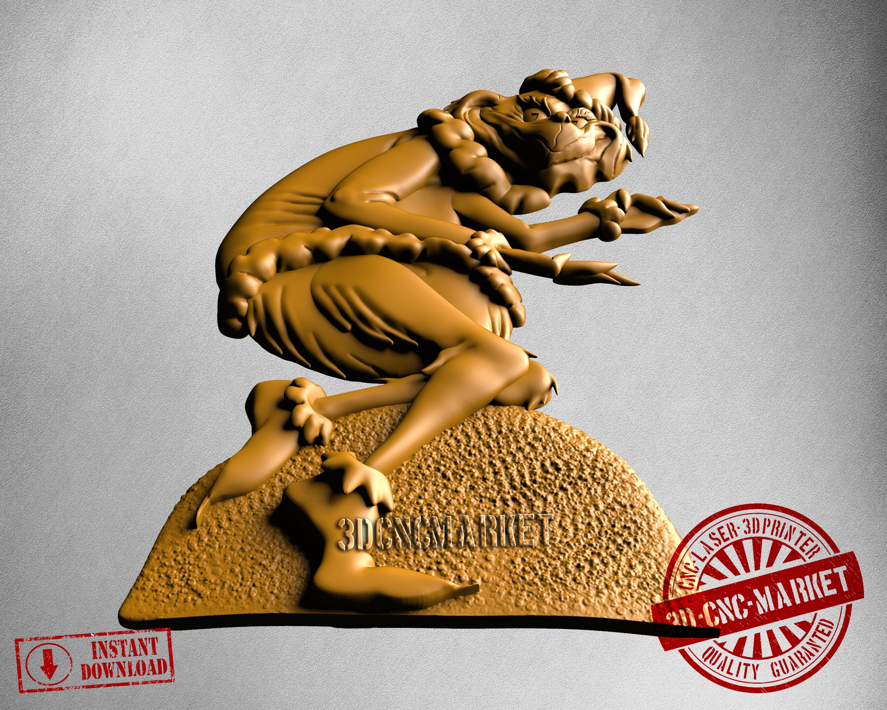 The Grinch, 3D STL Model