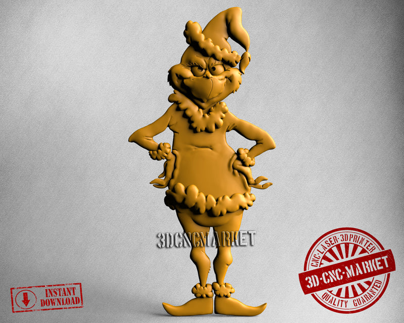 The Grinch, 3D STL Model