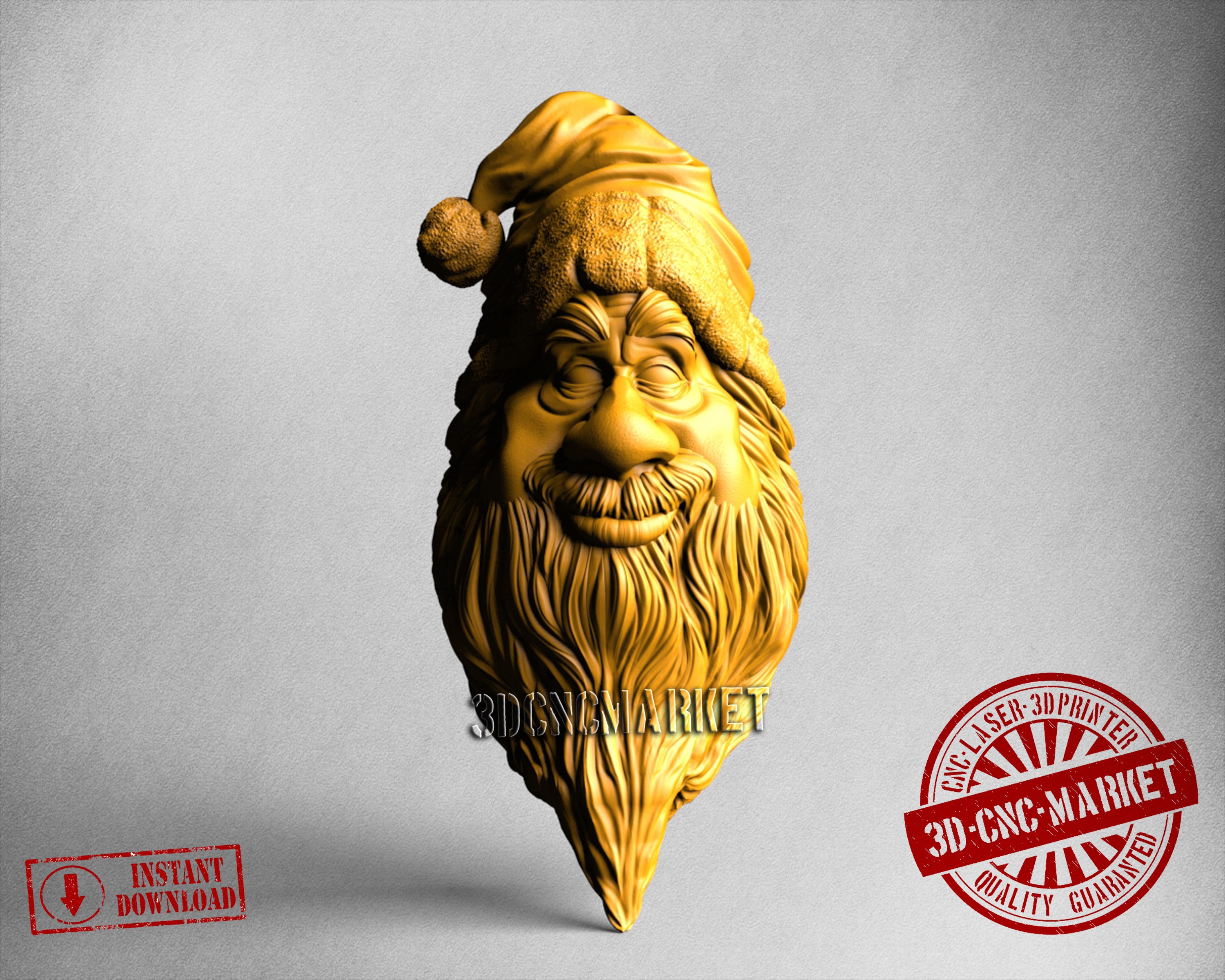 Santa, 3D STL Model