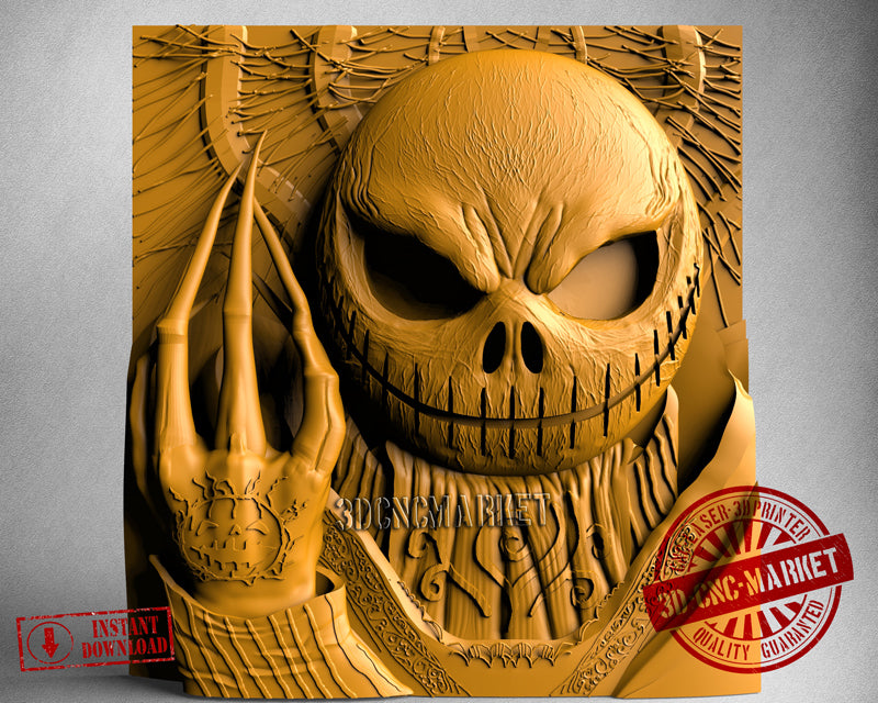 Halloween Skull, 3D STL Model