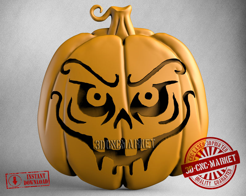 Pumpkin, 3D STL Model