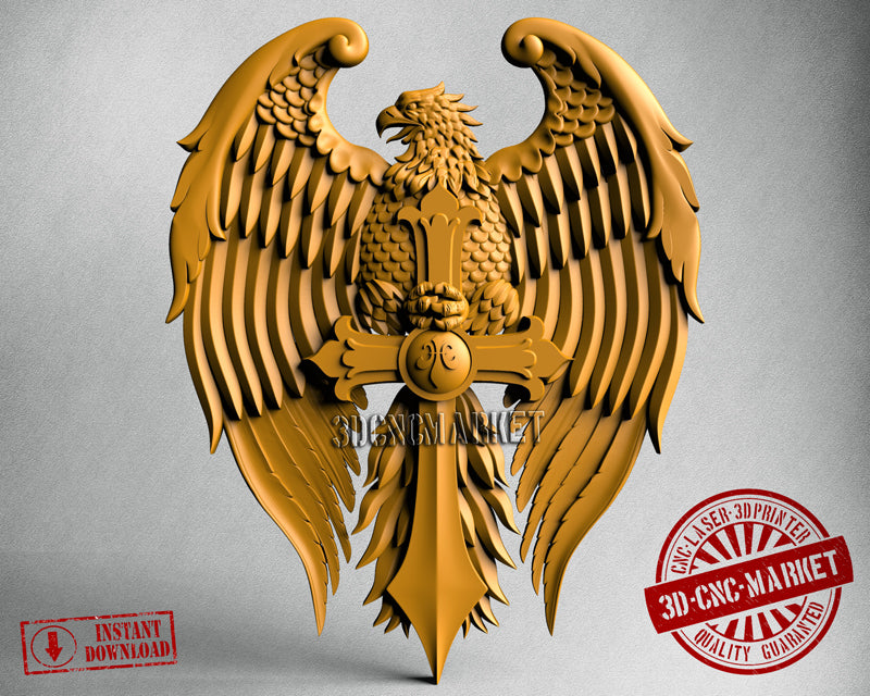 Eagle Cross, 3D STL Model