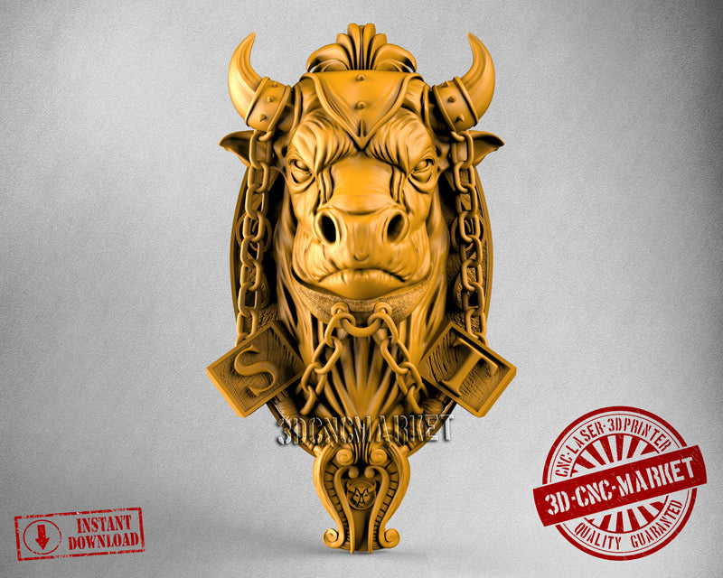 Bull, 3D STL Model