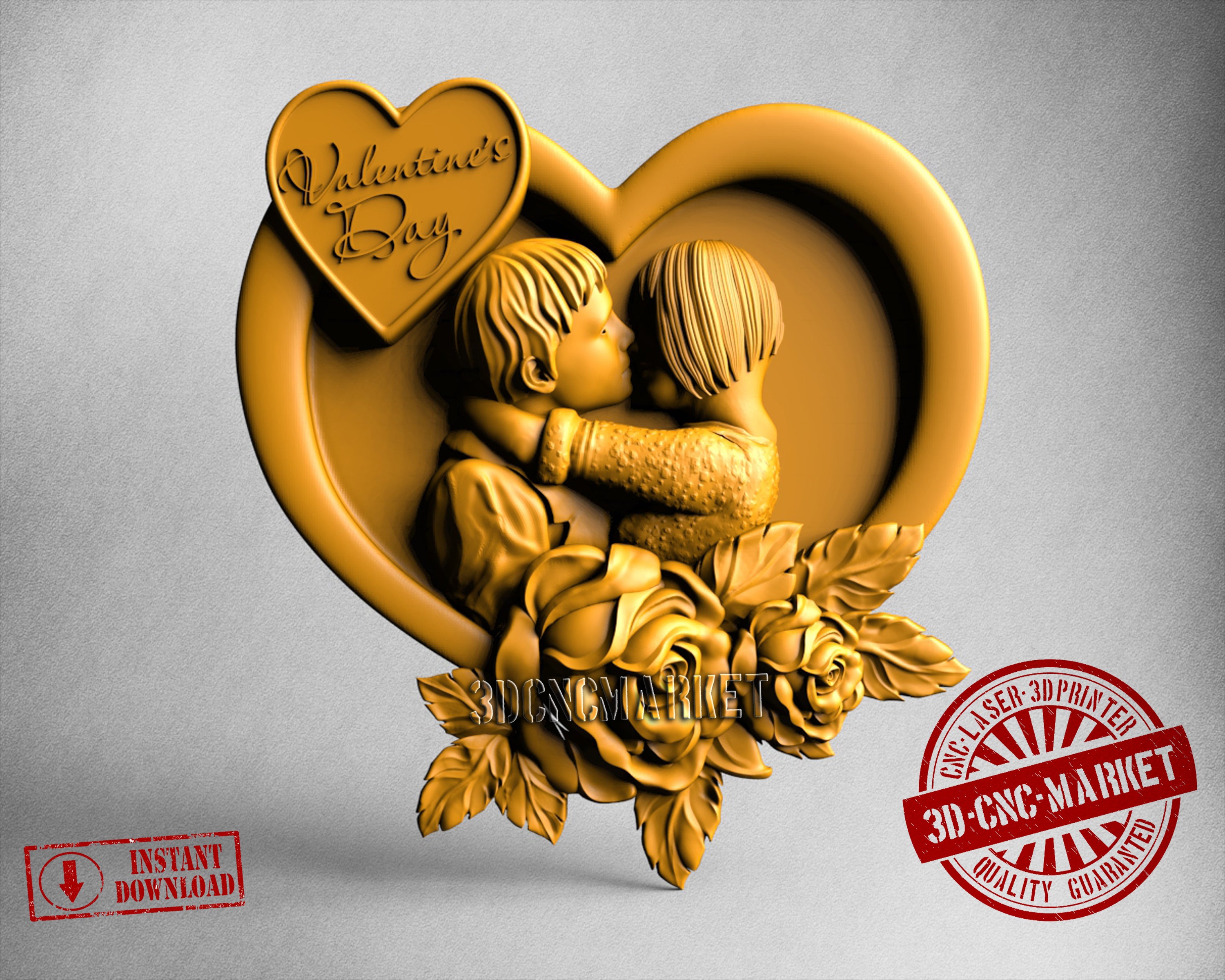Valentine's Day, 3D STL Model