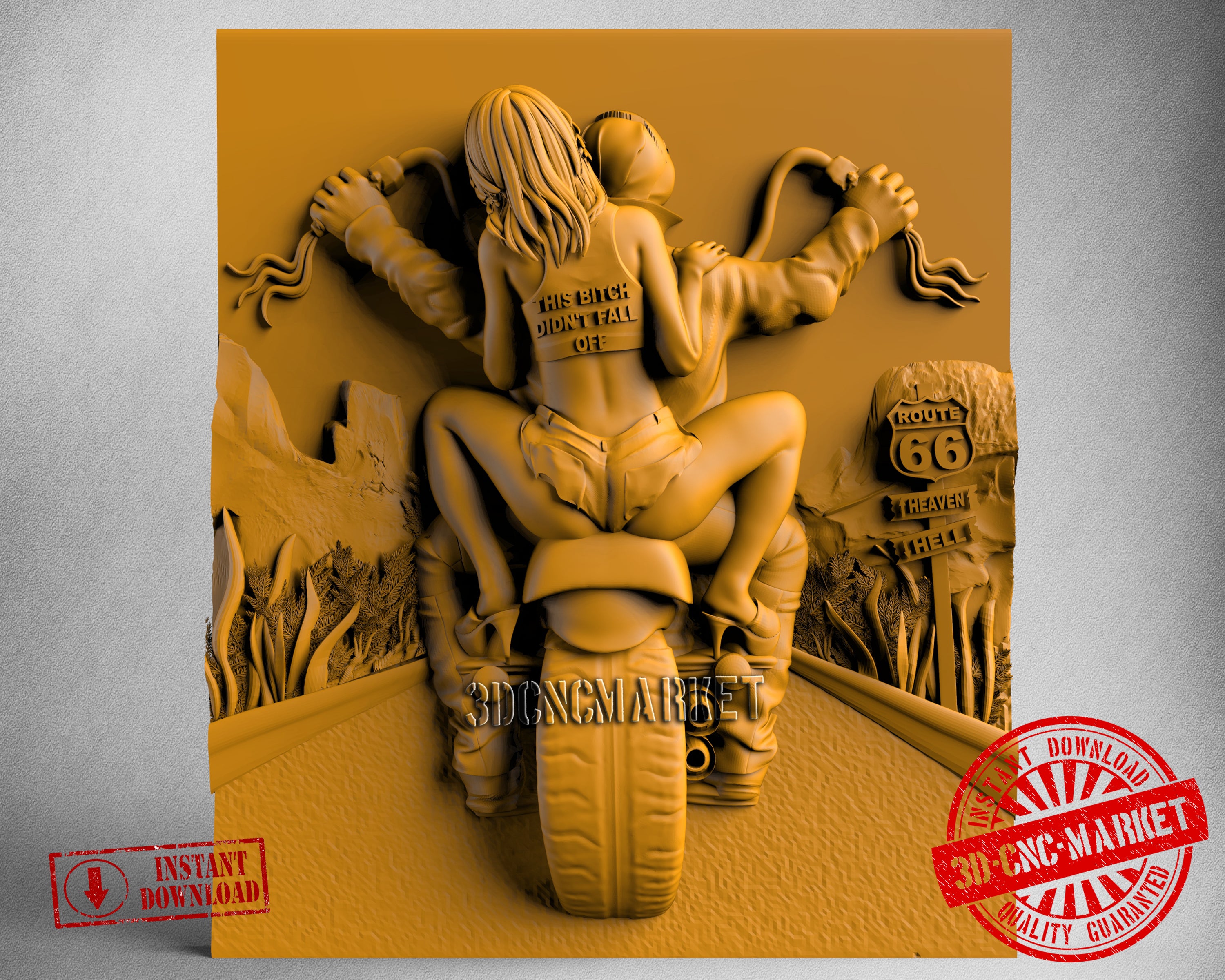 Biker, 3D STL Model
