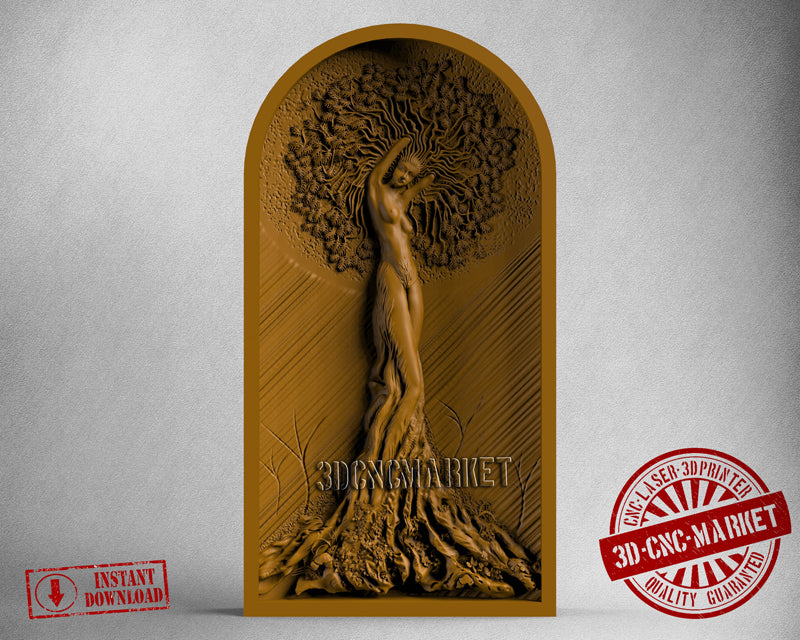 Women Tree Spirit,3D STL Model