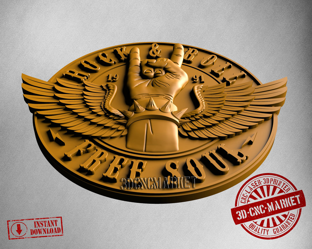Rock & Rolll, 3D STL Model
