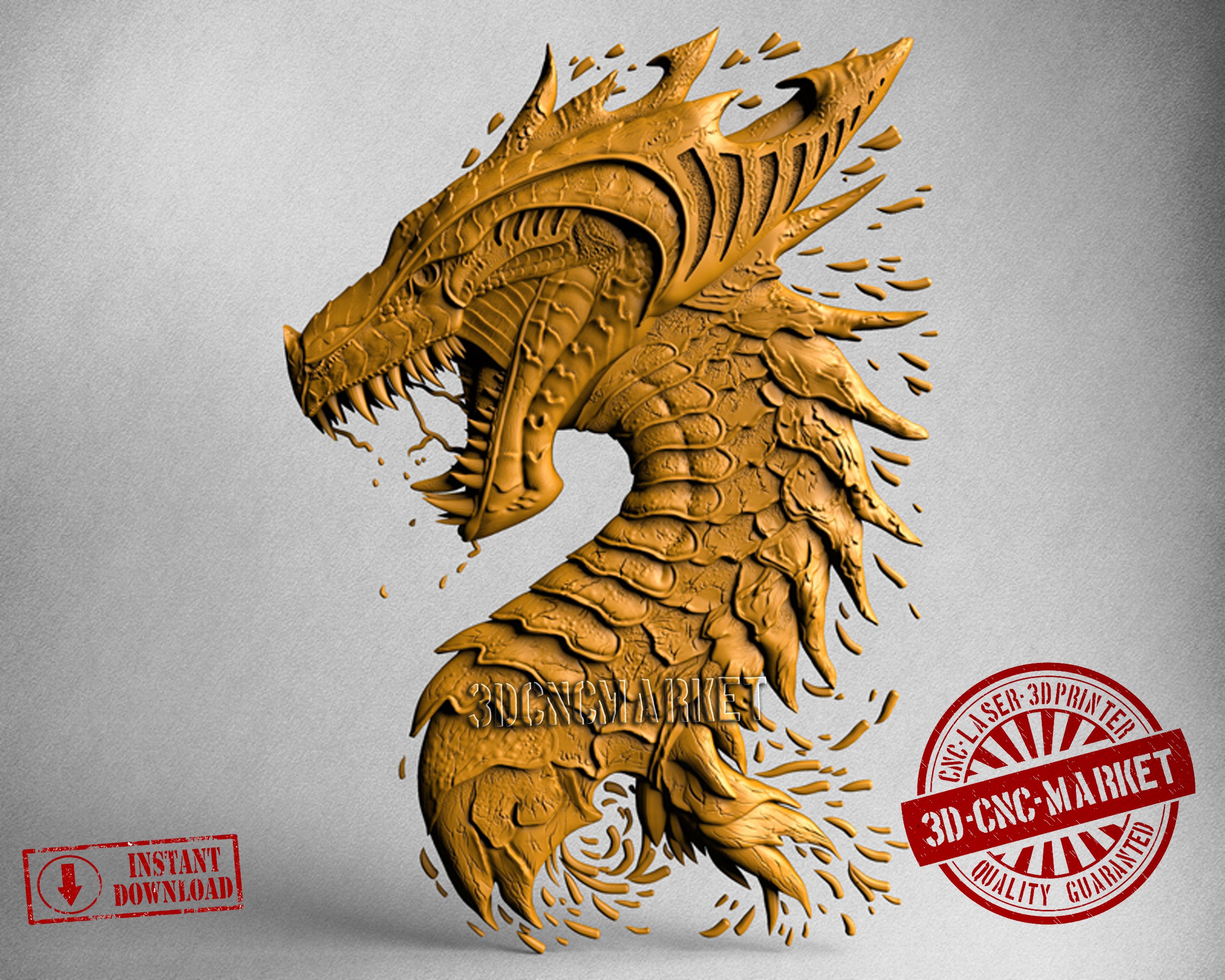 Dragon, 3D STL Model