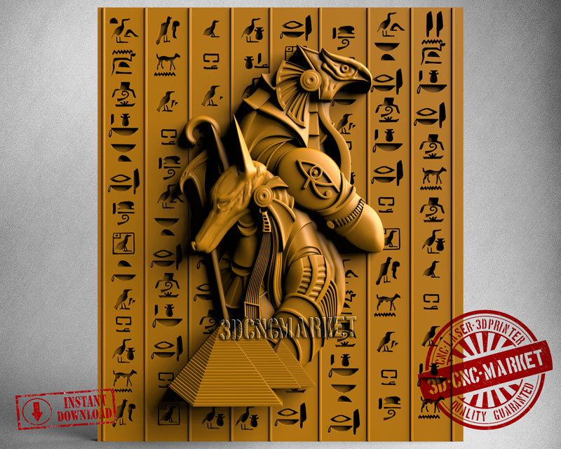 Egypt God, 3D STL Model