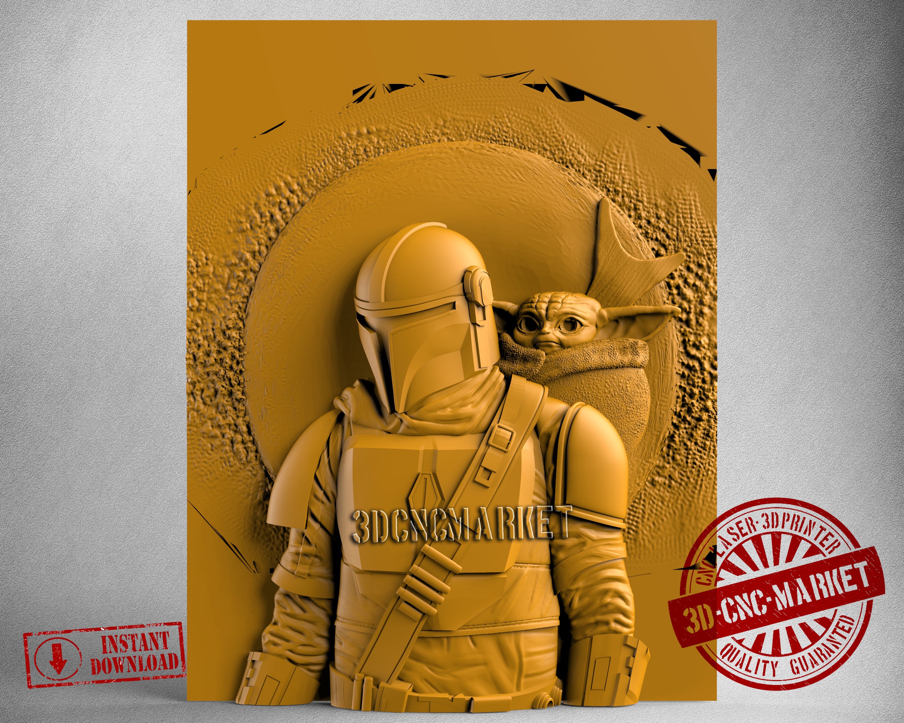 Mandalorian, 3D STL Model