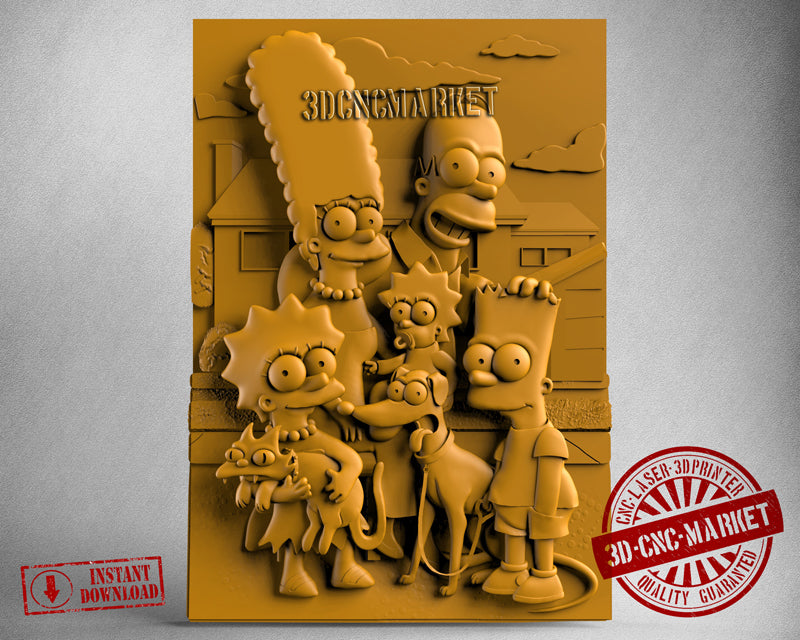 The Simpson, 3D STL Model