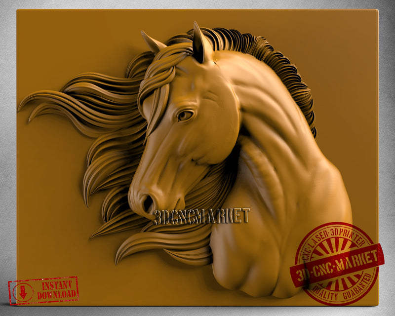 Horse, 3D STL Model