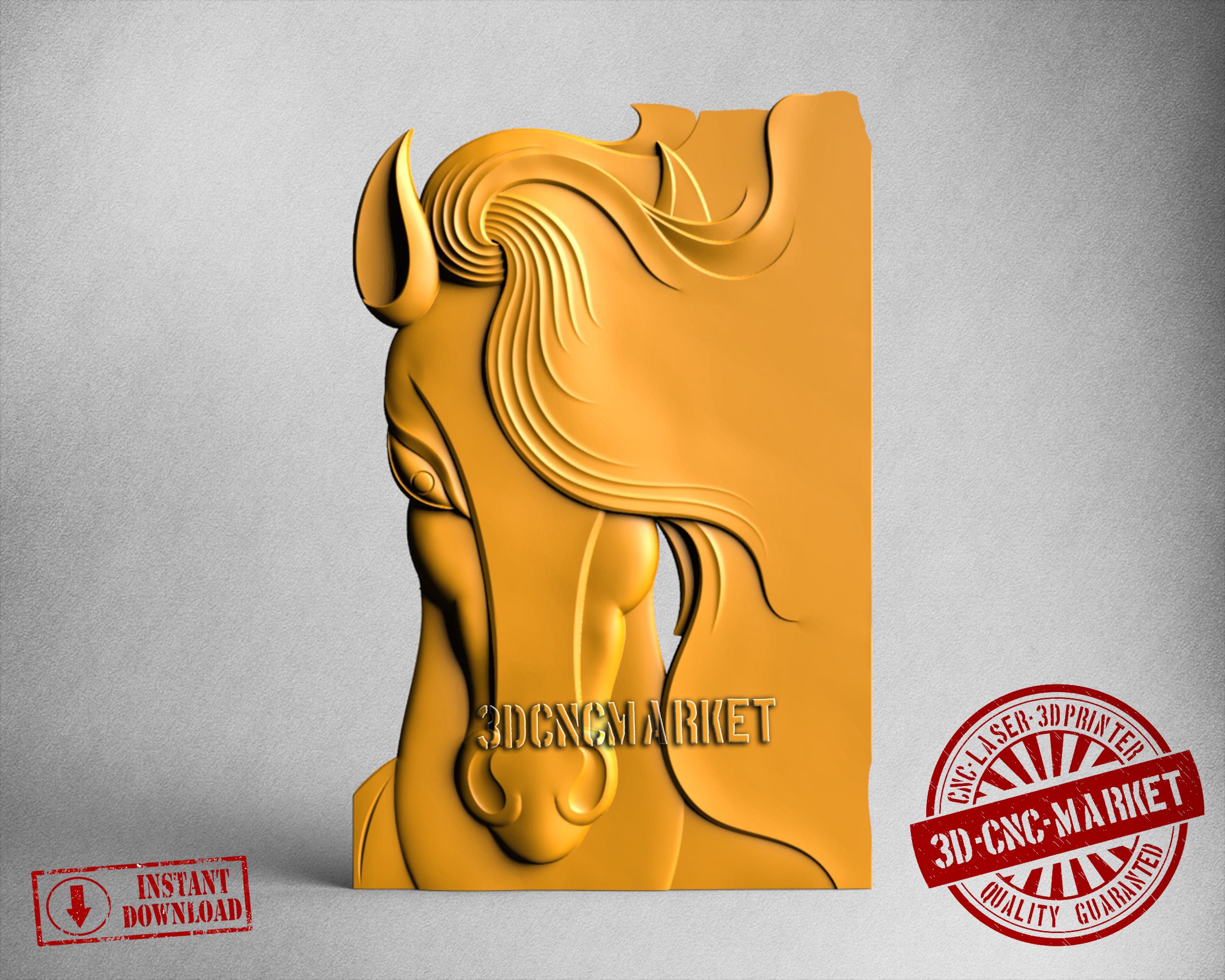 Horse, 3D STL Model