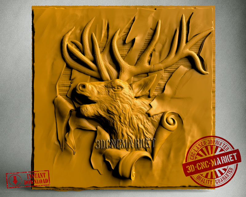 Deer, 3D STL Model