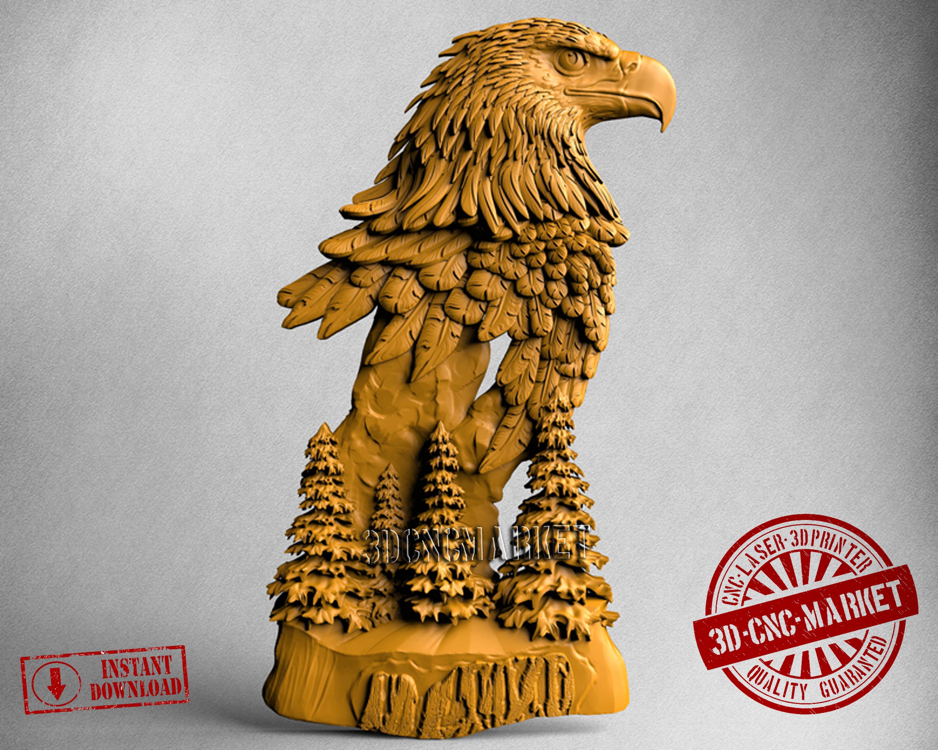 Eagle, 3D STL Model